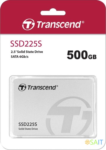 Накопитель SSD Transcend SATA-III 500GB TS500GSSD225S 225S 2.5" 0.3 DWPD