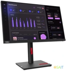 Монитор Lenovo 23.8" ThinkVision T24i-30 черный IPS LED 4ms 16:9 HDMI матовая HAS Piv 250cd 178гр/178гр 1920x1080 60Hz VGA DP FHD USB 5.4кг