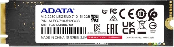 Накопитель SSD A-Data PCIe 3.0 x4 512GB ALEG-710-512GCS Legend 710 M.2 2280