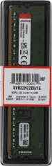 Память DDR4 16Gb 3200MHz Kingston KVR32N22D8/16 VALUERAM RTL PC4-25600 CL22 DIMM 288-pin 1.2В dual rank Ret