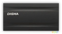 Накопитель SSD Digma USB3.2 Gen2x2 512GB DGSM8512G2MGG MEGA X 1.8" темно-серый