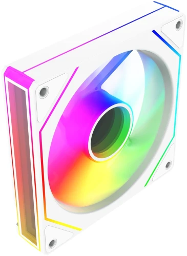 Вентилятор для корпуса Bloody CF-11 LCD ARGB 120х120x25 белый 4-pin 32дБ (упак.:1шт) (CF-11-ARGB120-WH) Ret