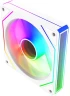 Вентилятор для корпуса Bloody CF-11 LCD ARGB 120х120x25 белый 4-pin 32дБ (упак.:1шт) (CF-11-ARGB120-WH) Ret