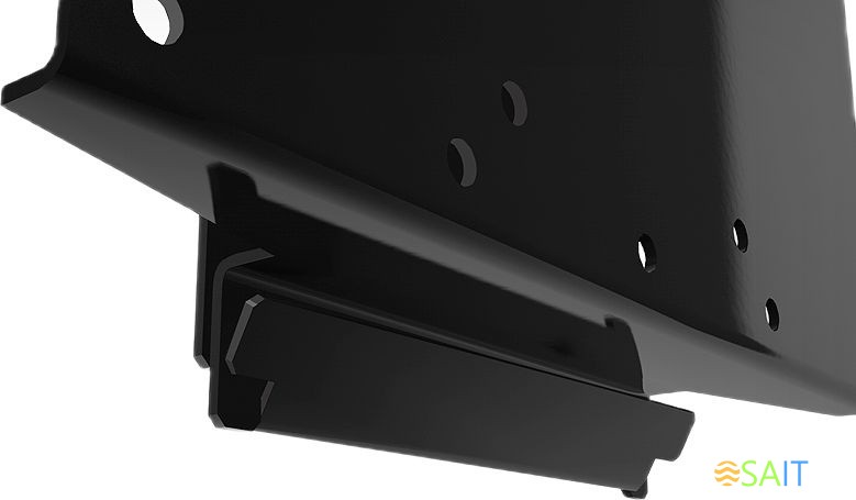 Кронштейн для телевизора Holder LCDS-5061 черный 19"-32" макс.30кг настенный наклон