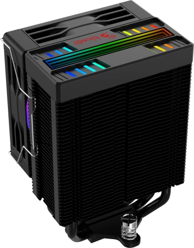 Устройство охлаждения(кулер) Bloody BD-AC150-ARGB1 ARGB Soc-AM5/AM4/1200/1700/1851 черный 4-pin 11-23dB Al+Cu LCD 150W 365gr Ret (BD-AC150-ARGB1-BK)