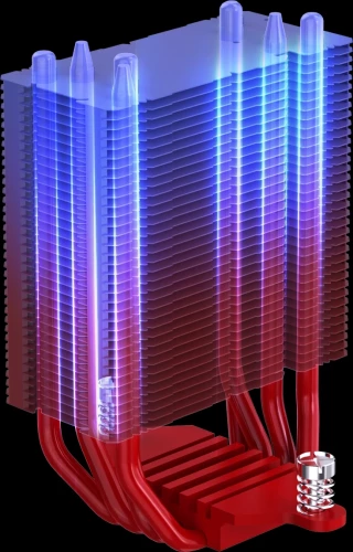 Устройство охлаждения(кулер) Bloody BD-AC150-ARGB1 ARGB Soc-AM5/AM4/1200/1700/1851 черный 4-pin 11-23dB Al+Cu LCD 150W 365gr Ret (BD-AC150-ARGB1-BK)