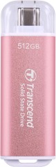 Накопитель SSD Transcend USB-C 512GB TS512GESD300P ESD300 розовый