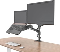 Кронштейн для монитора/ноутбука Cactus CS-VM-LH08-BK черный 13"-32" макс.16кг настольный поворот и наклон