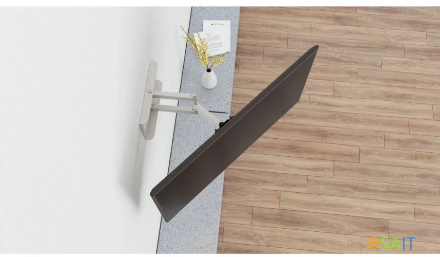 Кронштейн для телевизора Hama 00220856 черный 32"-65" макс.35кг настенный поворотно-выдвижной и наклонный