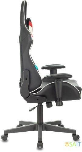 Кресло игровое Zombie Z4 черный/красный эко.кожа крестов. пластик