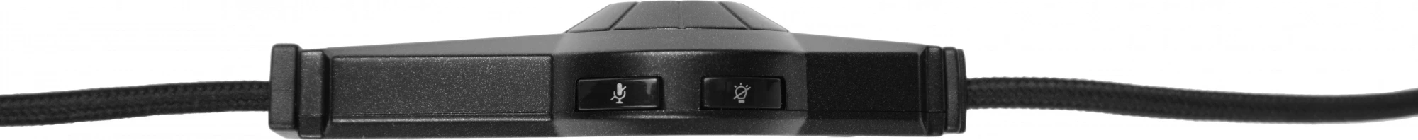 Наушники с микрофоном Acer OHW312 черный 2м мониторные USB оголовье (ZL.HDSEE.007)