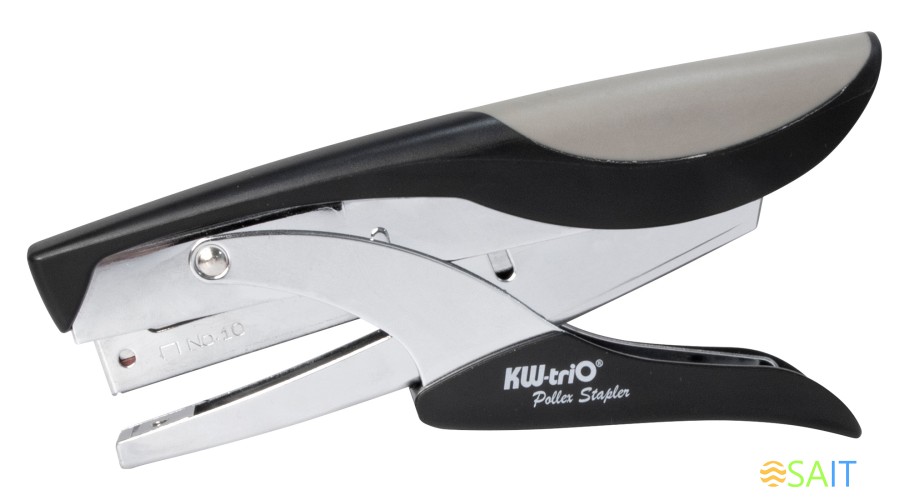 Плиер Kw-Trio 5133 Pollex N10 (15листов) серый/черный 100скоб металл/пластик закрытый