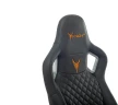 Кресло игровое Knight TITAN черный ромбик эко.кожа с подголов. крестов. металл