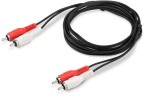 Кабель соединительный аудио Buro 2хRCA (m)/2хRCA (m) 3м. черный (BAAC024-3)