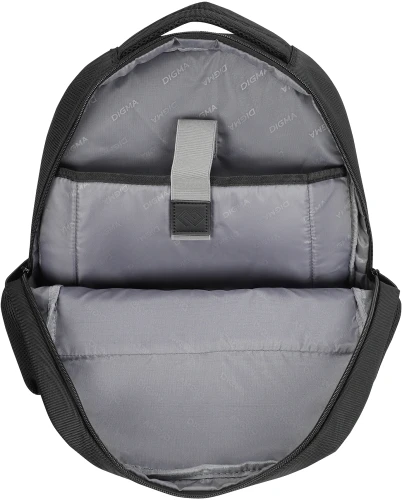 Рюкзак для ноутбука 15.6" Digma Stash S1 черный полиэстер (DGBP15S1BK)