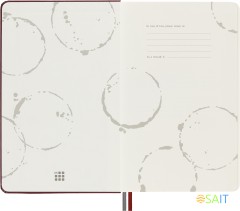 Блокнот Moleskine PASSION WINE PASWINE Large 130х210мм 400стр. подар.кор. винный