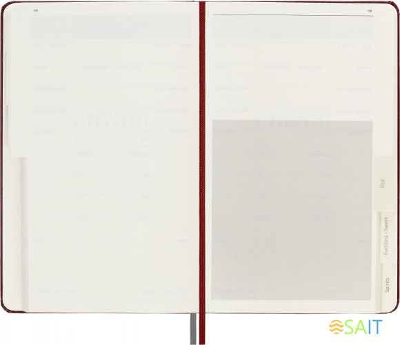 Блокнот Moleskine PASSION WINE PASWINE Large 130х210мм 400стр. подар.кор. винный