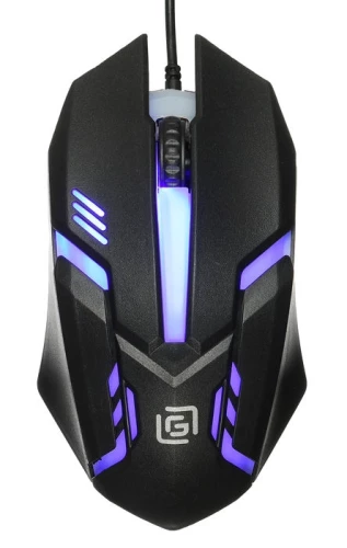 Мышь Оклик 396M INSOMNIA черный оптическая 1200dpi USB 3but (1192373)