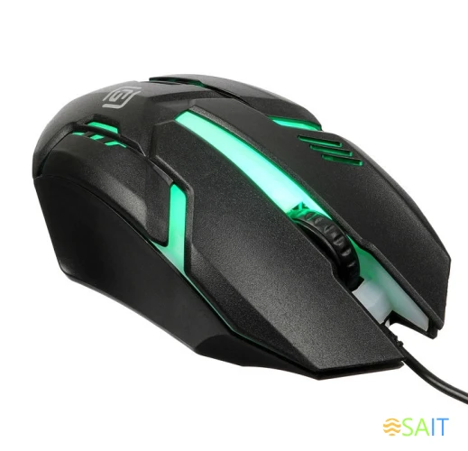 Мышь Оклик 396M INSOMNIA черный оптическая 1200dpi USB 3but (1192373)