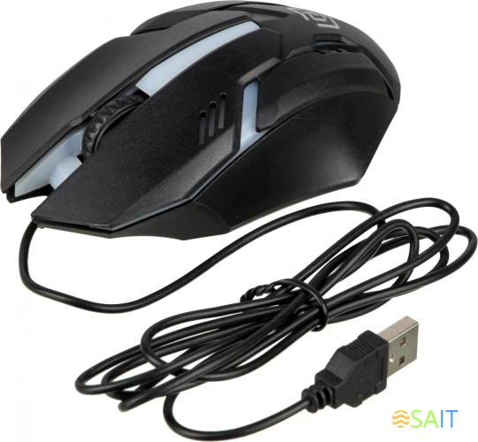 Мышь Оклик 396M INSOMNIA черный оптическая 1200dpi USB 3but (1192373)