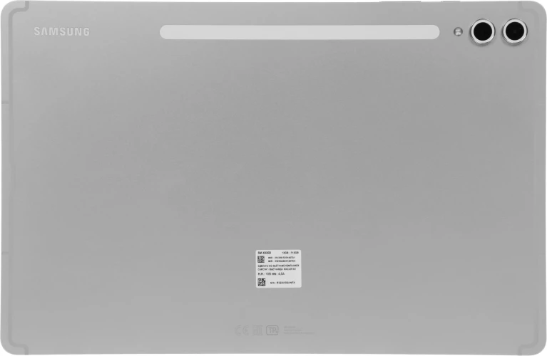 Планшет Samsung Galaxy Tab S10+ BSM-X826B 9300+ (3.4) 8C RAM12Gb ROM512Gb 12.4" AMOLED 2X 2800x1752 5G eSIM Android 14 серебристый 13Mpix 12Mpix BT WiFi microSD 1Tb 10090mAh