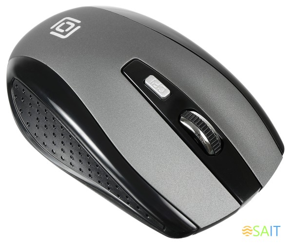 Мышь Оклик 635MB черный/серый оптическая 1600dpi беспров. BT для ноутбука 4but (489350)