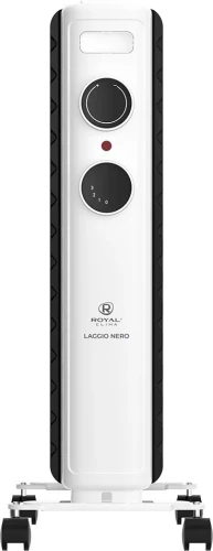 Радиатор масляный Royal Clima LAGGIO NERO ROR-LN9-2000M 2000Вт белый/серый