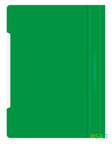 Папка-скоросшиватель Бюрократ Люкс -PSL20GRN A4 прозрач.верх.лист пластик зеленый 0.14/0.18