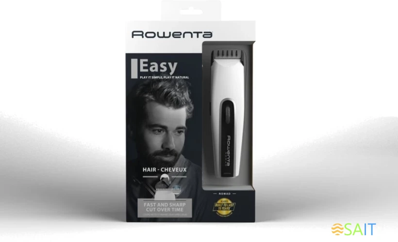 Триммер Rowenta TN1400F1 белый/черный (насадок в компл:2шт)