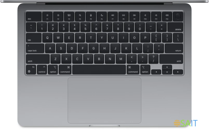 Ноутбук Apple MacBook Air A3113 M3 8 core 16Gb SSD256Gb/10 core GPU 13.6" Liquid Retina (2560x1664) Mac OS grey space WiFi BT Cam (Z1B6001SE)