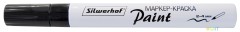 Маркер лаковый Silwerhof Paint пулевидный пиш. наконечник 2-4мм металический корпус черный