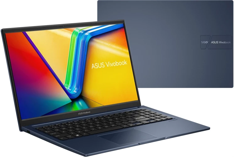 Ноутбук Asus Vivobook 15 X1504ZA-BQ1143 Core i3 1215U 8Gb SSD512Gb Intel UHD Graphics 15.6" IPS FHD (1920x1080) без ОС blue WiFi BT Cam (90NB1021-M01NX0)