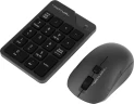 Числовой блок + мышь A4Tech Fstyler FG1600C Air клав:серый мышь:серый/черный USB беспроводная slim (FG1600C)