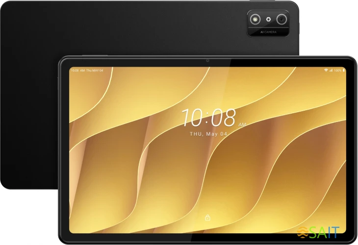 Планшет HTC A104 T606 (1.6) 8C RAM8Gb ROM128Gb 10.36" IPS 2000x1200 4G 2Sim Android 13 черный 5Mpix 5Mpix BT WiFi microSDHC 256Gb GPRS EDGE 7000mAh 63hr 500hrs