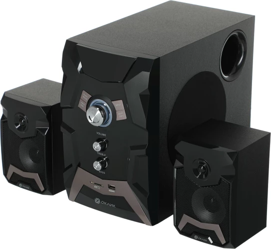 Колонки Оклик OK-441 2.1 черный 50Вт BT