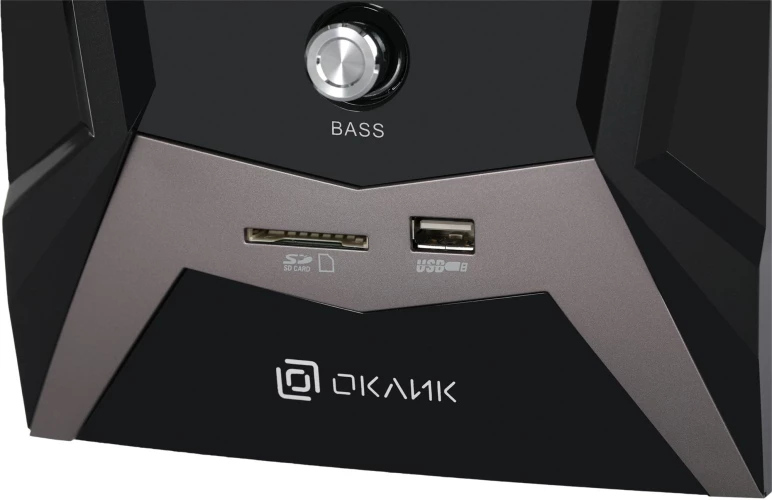 Колонки Оклик OK-441 2.1 черный 50Вт BT