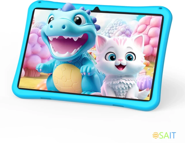 Планшет Teclast P30T Kids A523 (1.8) 8C RAM4Gb ROM64Gb 10.1" IPS 1280x800 Android 14 синий 5Mpix 2Mpix BT WiFi microSD 256Gb 6000mAh 10hr