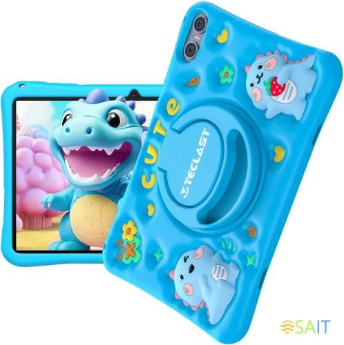 Планшет Teclast P30T Kids A523 (1.8) 8C RAM4Gb ROM64Gb 10.1" IPS 1280x800 Android 14 синий 5Mpix 2Mpix BT WiFi microSD 256Gb 6000mAh 10hr