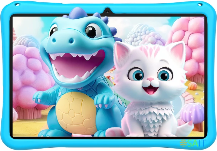 Планшет Teclast P30T Kids A523 (1.8) 8C RAM4Gb ROM64Gb 10.1" IPS 1280x800 Android 14 синий 5Mpix 2Mpix BT WiFi microSD 256Gb 6000mAh 10hr