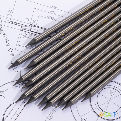 Карандаши ч/г Deli EC018-HB Enovation HB трехгран. пластик карт.кор. (12шт) ластик