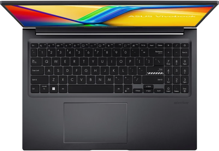 Ноутбук Asus VivoBook 16 X1605VA-MB915 Core i5 13500H 32Gb SSD512Gb Intel Iris Xe graphics 16" IPS WUXGA (1920x1200) noOS black WiFi BT Cam (90NB10N3-M014L0)