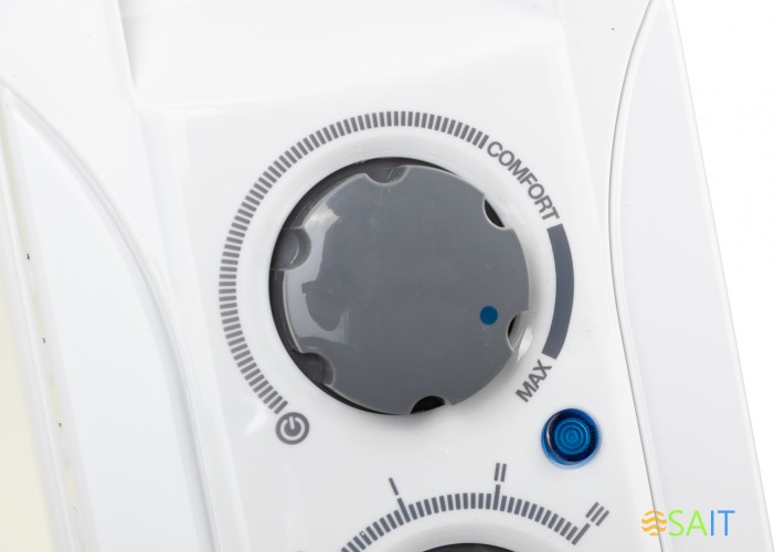 Радиатор масляный Timberk TOR 21.1005 BC 1000Вт белый