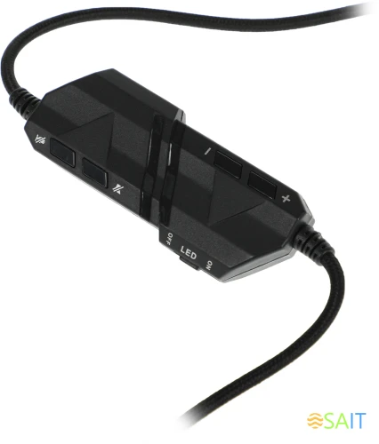 Наушники с микрофоном Acer AHW120 черный 2.1м мониторные USB оголовье (ZL.HDSCC.01C)