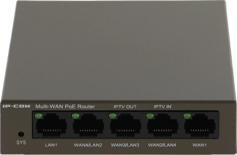 Межсетевой экран IP-Com M20-PoE 10/100/1000BASE-TX серый