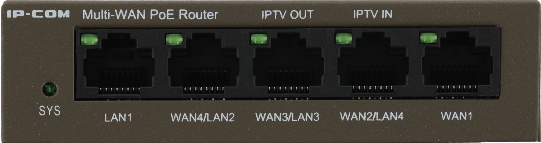 Межсетевой экран IP-Com M20-PoE 10/100/1000BASE-TX серый