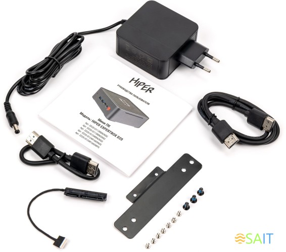 Неттоп Hiper EXPERTBOX ED20 i5 1240P (1.7) 8Gb SSD256Gb Iris Xe noOS GbitEth WiFi BT 65W черный (ED20-I5124R8N2NSG)