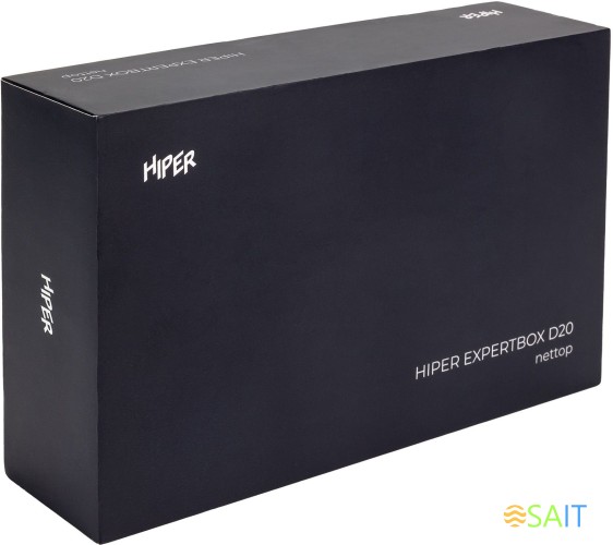 Неттоп Hiper EXPERTBOX ED20 i5 1240P (1.7) 8Gb SSD256Gb Iris Xe noOS GbitEth WiFi BT 65W черный (ED20-I5124R8N2NSG)
