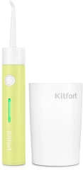 Ирригатор Kitfort КТ-2957-2 портатив. импульсн. 2насад. зеленый/белый