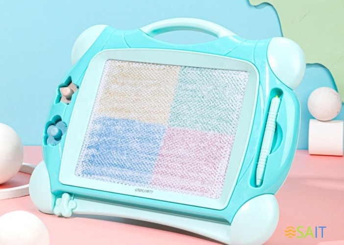 Доска для рисования Deli 50302BLUE магнитные прямоугольная 32.5х25.4мм синий