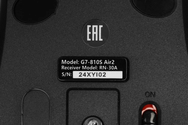 Мышь A4Tech G7-810S Air2 черный оптическая 2000dpi silent беспров. USB для ноутбука 7but